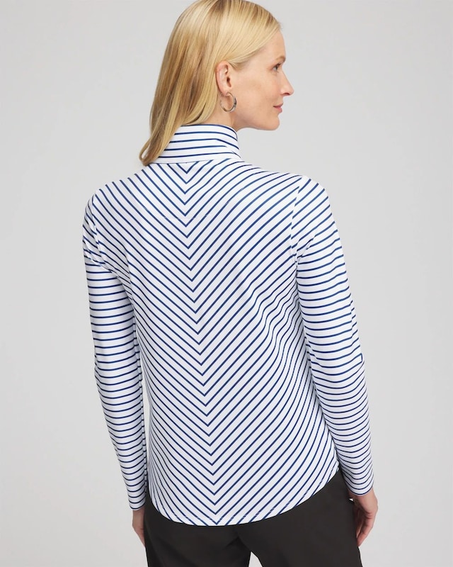 Zenergy UPF Stripe Long Sleeve Top - image 3